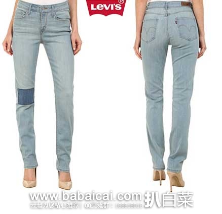 6PM：Levi’s 李维斯 女士 Mid-Rise Skinny 经典五袋造型中腰修身牛仔裤 原价$54.5， 现特价$16.35