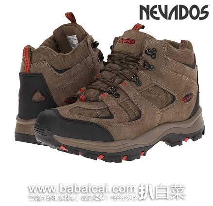 6PM：Nevados Boomerang II 男士 防水麂皮网面户外登山鞋 原价$44，现特价$32.99