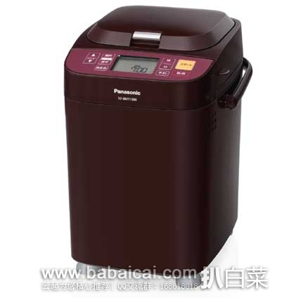 日本亚马逊:Panasonic 松下 SD-BMT1000-T 家用全自动面包机 现秒杀价18800日元 (约¥1013)