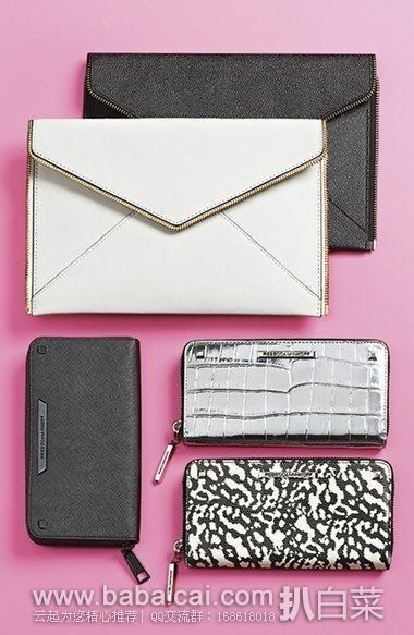 Rebecca Minkoff 瑞贝卡·明可弗 Leo 信封款牛皮手包 原价,现历史新低.31,直邮含税到手仅¥305