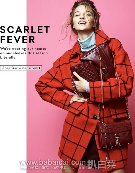 Rebecca Minkoff官网: 瑞贝卡明可弗经典名款mini mac真皮单肩包原价5,现0,公码6折新低,凑单直邮免运费,到手¥503!