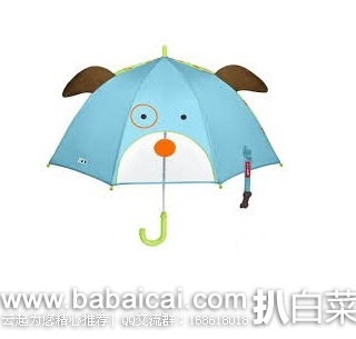 Skip Hop 动物园系列 儿童卡通雨伞 现售价$15，现新低$8.09，直邮无税到手￥126
