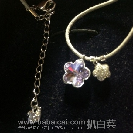 Swarovski施华洛世奇官网:紫罗兰水晶花朵项链 原价,现仅6折特价,到手约¥265