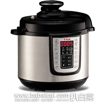 T-fal 特福 CY505E  12合1 多功能 不锈钢厨房 高压锅 6夸脱 原价$129.99，现仅售$103.73