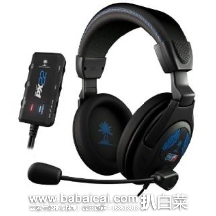 Turtle Beach 乌龟海岸 PX22 专业游戏耳机  原价$80，现$44.35