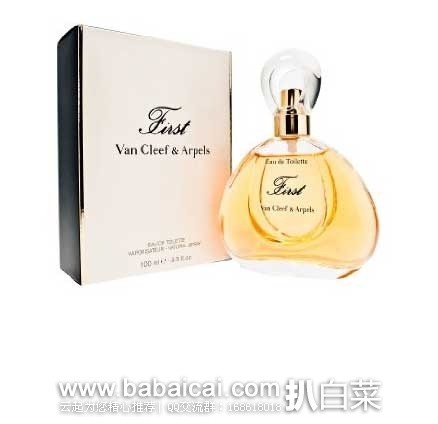 Van Cleef & Arpels 法国Van Cleef & Arpels梵克雅宝  First 初遇淡香水喷雾 3.3oz装 原价$85，现3.1折仅售$26.77