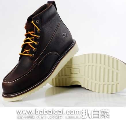 西班牙亚马逊：Wolverine 渥弗林 W09096 女士 Vibram大底真皮高帮防水工装靴 （原价€178.48，现售价€66.37），直邮退税后实付€54.85