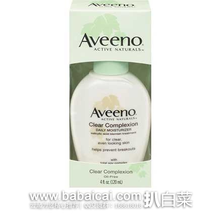 Aveeno 艾维诺 Clear Complexion 抗痘清爽调理保湿乳 现售价$9.34