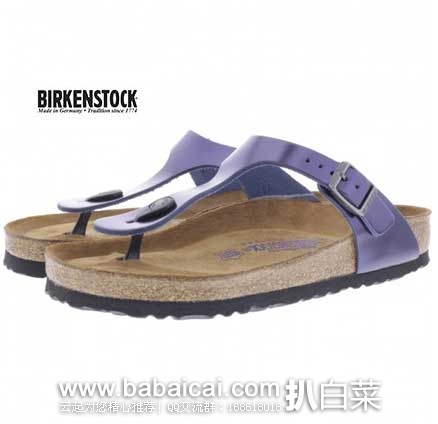 英国亚马逊:Birkenstock 德国勃肯 Classic Gizeh 女款 经典款软木鞋底凉鞋 (原价£74.95,现售价£22.36),直邮退税后实付£18.63,新低