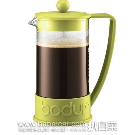 Bodum 波顿 巴西法压壶/咖啡壶 1升 原价$30,现$16.99,直邮无税