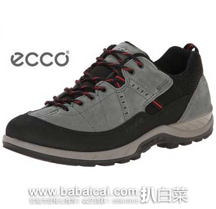 英国亚马逊：ECCO 爱步 Yura 女士 户外低帮系带徒步鞋 现售价£37.46，直邮退税后实付£31.22