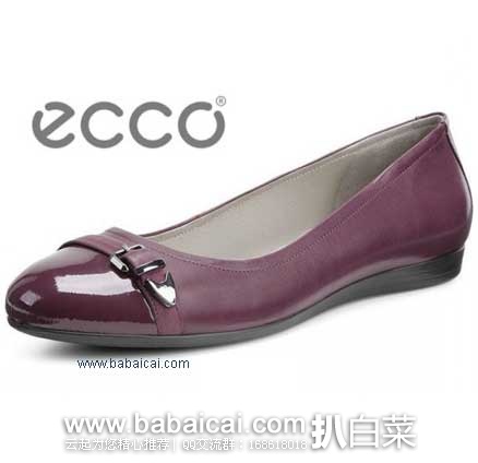 6PM：ECCO 爱步 触感女士平底鞋 原价$130，现4.1折售价$52.99，新低