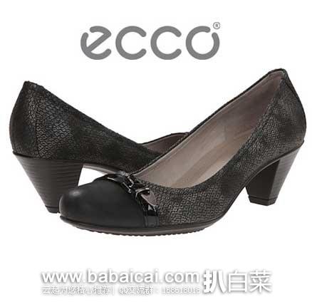 6PM：ECCO 爱步 Touch 50 正装高跟女鞋 （原价$150，现售价$60），公码9折后实付$54