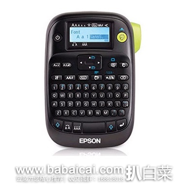 EPSON 爱普生 LW-400 超便携式标签打印机 原价$50，现历史低价$21.99，直邮无税，到手￥171