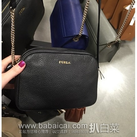西班牙亚马逊:Furla 芙拉 女士真皮斜挎包 原价€153,现€98.01,直邮退税实付€81,直邮含税到手仅¥675