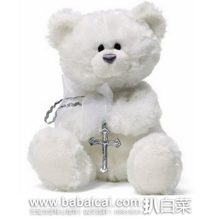 GUND Rosary Beads Bear泰迪熊 10英寸 原价$15,现$5.05,可凑单直邮