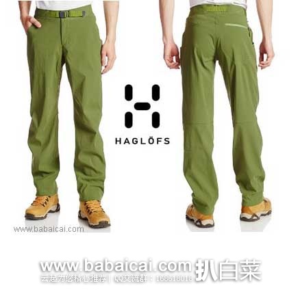 西班牙亚马逊：Haglofs 火柴棍  男士 户外超轻弹力速干 软壳长裤 （原价€87.22，现售价€57.72），直邮退税后实付€47.7