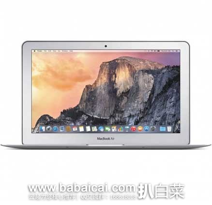 Ebay：苹果 MacBook Air MJVM2LL/A 11寸笔记本电脑  现特价$729.99，折后新低$699.99