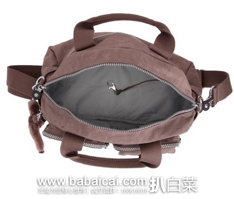 英国亚马逊:Kipling 吉普林 Defea 经典标志款女士 手拎斜跨包 原价£74,现£26.64,直邮退税后新低价£22.2,直邮无税到手仅¥280,国内¥1050