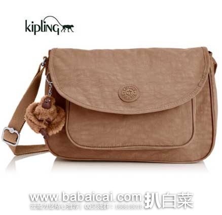 英国亚马逊：Kipling 吉普林 Sunita 女款单肩斜跨包 （原价£74，现售价£24.76），直邮退税后实付£20.63，超级好价
