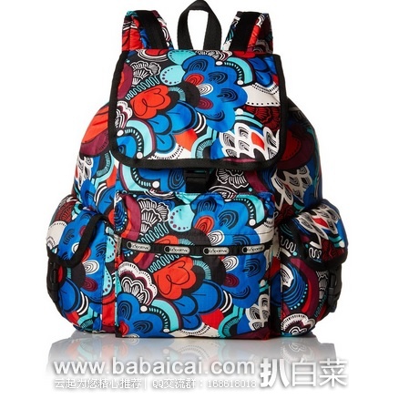 LeSportsac 乐播诗 X Peanuts Voyager印花旅行者背包 原价$118,现$60.02,到手¥460