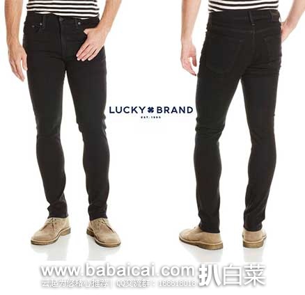 Lucky Brand 幸运牌 Rebel Super Skinny男士 修身牛仔裤  原价$99，现2.4折新低$23.8起