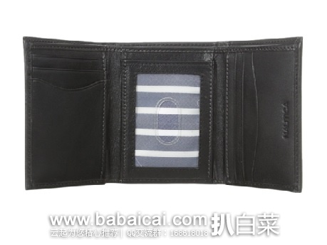 Nautica 诺帝卡 Trifold 男款真皮三折钱包 原价,现.11