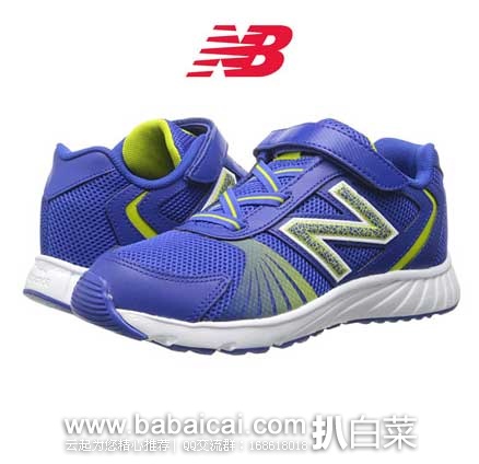 6PM：New Balance 新百伦 555 小童款（魔术扣版款）缓震跑鞋（原价$47.95，现售价$26.99），公码9折后实付$24.29