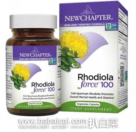 New Chapter 红景天精华100mg*30粒,现特价.98