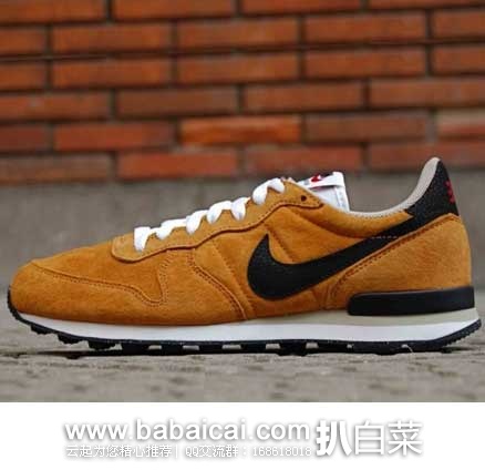 西班牙亚马逊:Nike 耐克 男士复古款 绒面皮质 休闲鞋 (原价€119,现售价€45.54),直邮退税后实付€37.64