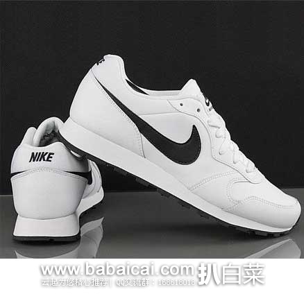 6PM：Nike 耐克 MD Runner 2 Leather 男士 复古真皮运动鞋  原价$75，现特价$44.99