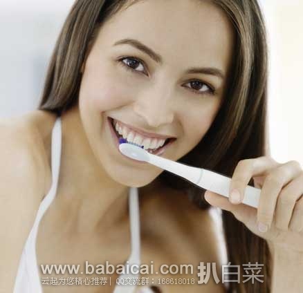 西班牙亚马逊：Oral-B 欧乐-B 声波式电动牙刷 S15升级款 （原价€92.29，现售价€39.9），直邮退税后实付€32.98