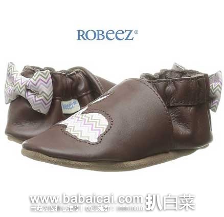 ROBEEZ 宝贝 Hopping Haley Crib Shoe 皮质学步鞋 原价,现售价.88
