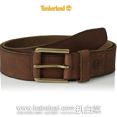 Timberland 天木兰 男士 真皮腰带 原价$55,现$19.9,到手仅¥174