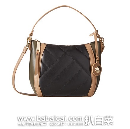 6pm：TOMMY HILFIGER 汤米希尔费格  Alissa 女士真皮手提包 原价$118，现$52.99，公码9折新低$47.69