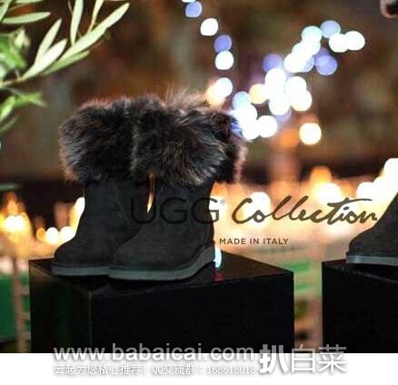 6PM：UGG Collection Lora 女士保暖雪地靴（原价$515，现特价$231.75），公码9折后实付$208.57