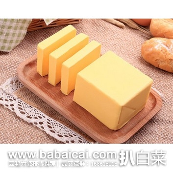 天猫商城：新西兰进口 威仕宝 无盐黄油 进口黄油 牛油面包黄油454g原装