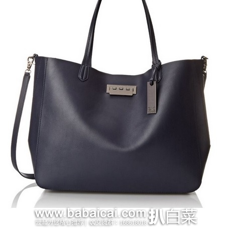 奥巴马夫人御用品牌 ZAC Zac Posen 扎克珀森Eartha Everyday 女士真皮手提单肩包 原价$398,现历史低价$126.40,到手约¥945
