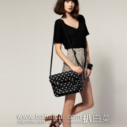 英国亚马逊:Zatchels 女士Polka 真皮波点剑桥包单肩包 原价£110,现£40.94,直邮退税实付历史新低£34.12,直邮无税,到手¥428