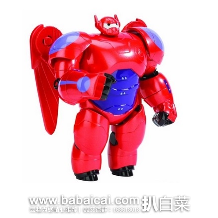 Big Hero 6 超能陆战队 大白公仔10.16cm 原价$11，现$7.64，直邮无税