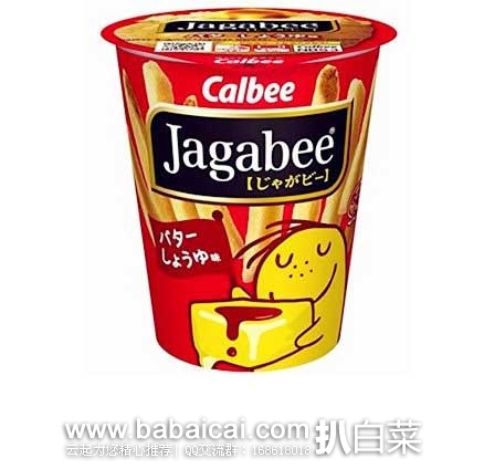 日本亚马逊：Jagabee卡乐比 黄油酱油味道 薯条三兄弟 40g*12杯 现售价1225日元（约￥71）