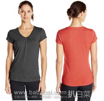 Columbia 哥伦比亚 女款 Shadow Time II Tee V领运动T恤 原价,现售价.96起