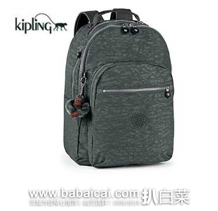 西班牙亚马逊：KIPLING 吉普林 K1262293G 电脑双肩背包 现售价€49，直邮退税后实付€40.5