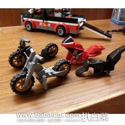英国亚马逊:LEGO 乐高 60084 城市系列之 摩托车运输车 公共178颗粒 原价£18,现£13.49,直邮退税实付£11.24
