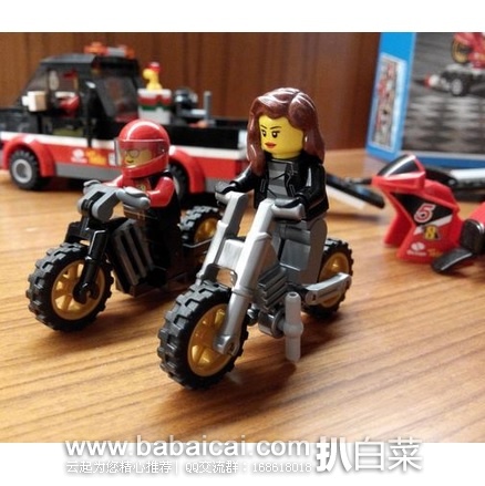英国亚马逊:LEGO 乐高 60084 城市系列之 摩托车运输车 公共178颗粒 原价£18,现£13.49,直邮退税实付£11.24