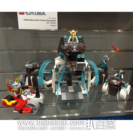 英国亚马逊：LEGO 乐高 气功传奇 70226 猛犸冰王座 原价£50，现£28.93，直邮退税实付£24.11