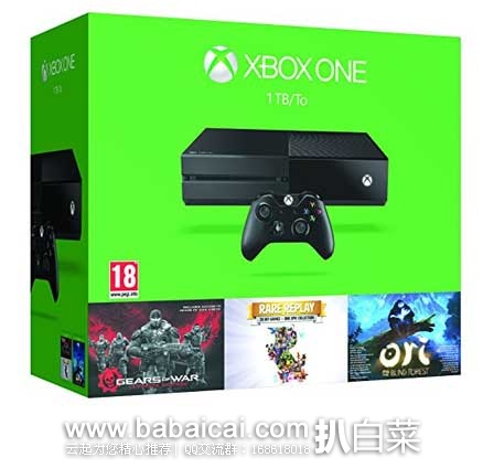 西班牙亚马逊:Xbox One -Consola 1TB Holiday 限定版+ 三款游戏 现特价€339.95,直邮退税后仅需€280.95 西班牙亚马逊:Xbox One -Consola 1TB Holiday 限定版+ 三款游戏 现特价€339.95,直邮退税后仅需€280.95