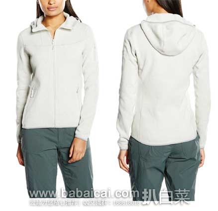 英国亚马逊：Arc’teryx Women’s Covert Hoody Jacket 始祖鸟 女款 连帽保暖抓绒衣 （原价£145.75，现售价£87.45），直邮退税后实付£72.88