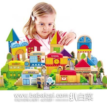 亚马逊中国：Hape 小小探险家系列 奇幻城市情景积木（共含145粒） 原价￥658，现凑单优惠后￥249.8元包邮