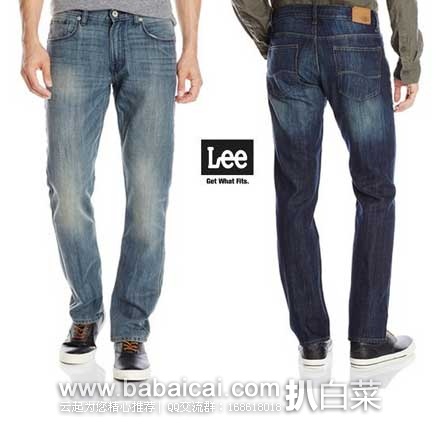 LEE 李牌 Dungarees Slim 男款 纯棉直筒牛仔裤 原价$58,现售价$29.9,史低 LEE 李牌 Dungarees Slim 男款 纯棉直筒牛仔裤 原价,现售价.9,史低